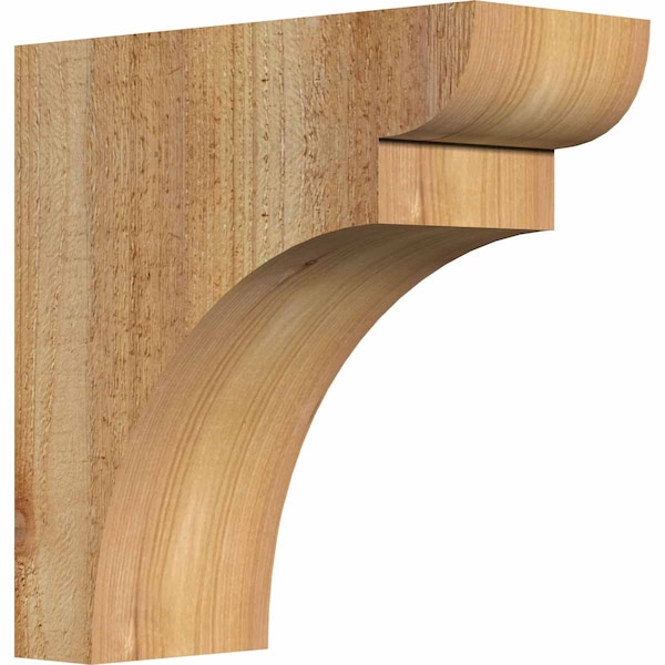 Ekena Millwork Yorktown Rough Sawn Corbel, Western Red Cedar, 4"W x 10"D x 10"H COR04X10X10YOR00RWR - main